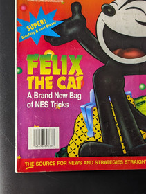 Nintendo Power Magazine Vol. 40 Felix The Cat NES Vintage Issue 1992 W/ Poster