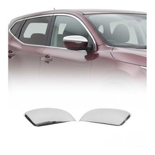 Spiegelkappen Spiegelabdeckung für Nissan Qashqai J11 2014-2021 Edelstahl Chrom