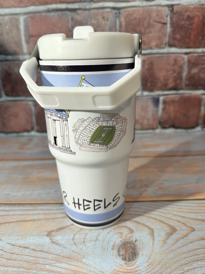 Taza Magnolia Lane UNC Tar Heels 20oz vaso viajero con licencia Foto 2 de 4