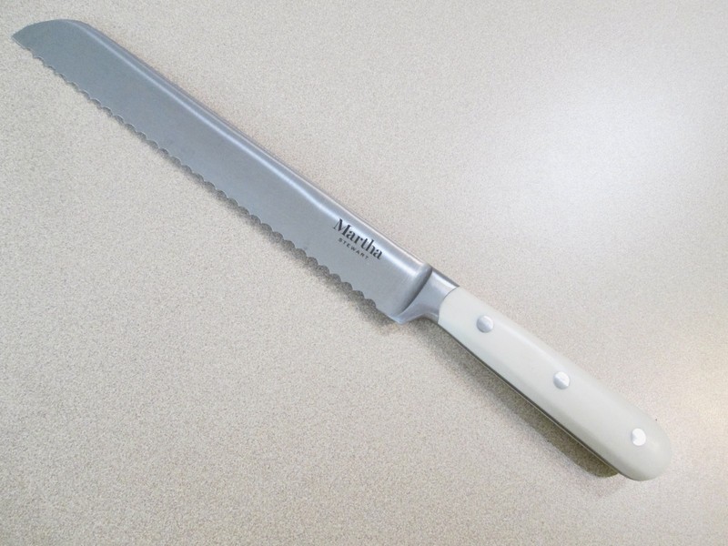 MARTHA STEWART FORGED 8" WHITE BREAD KNIFE-FREE SHIPPING IN THE USA