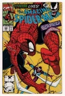 Amazing Spider-Man #345 SIGNED MARK BAGLEY VENOM Marvel 1991 FN/VF