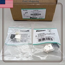 GENUINE Panduit Giga TX Cat6 jack White CJ688TGBL BOX OF 50. Free shipping！