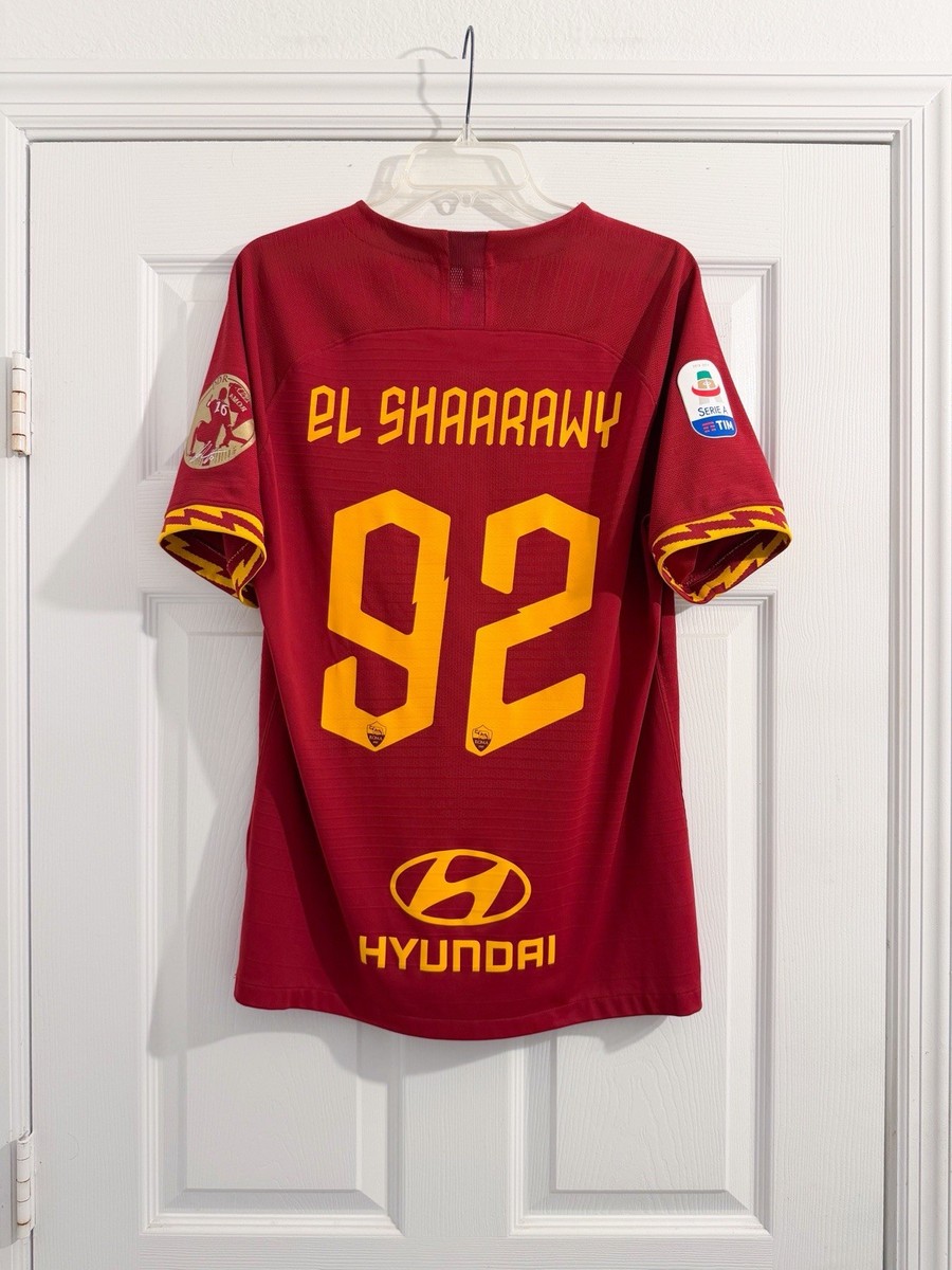 2019-2020 Nike AS Roma Authentic Player Version Home El Shaarawy