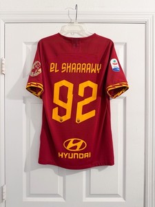 EL SHAARAWY 実使用サイン入りシャツ 92 ASローマ El Shaarawy Roma
