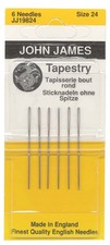 Tapestry Hand Needles-Size 24 6/Pkg silver