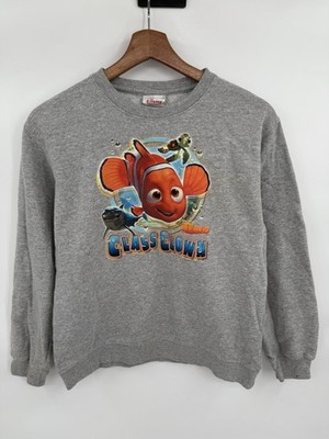 Vintage Finding Nemo Disney Store Sweatshirt Class Clown Youth Size Large 10/12