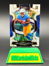2025 Panini Select - Omarion Hampton - White Prizm - /799 (RC)