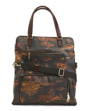 NEW Patricia Nash Trapani Convertible Backpack in Kent Countryside Print NWT
