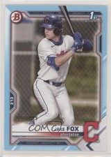 2021 Bowman Draft Sky Blue 17/499 Jake Fox #BD-102 ut4