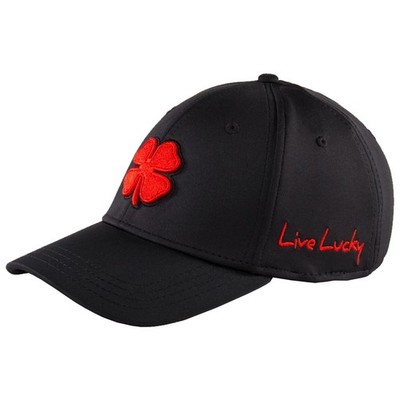 Black Clover Premium Clover Fitted Cap Schwarze Kollektion Baseballmütze