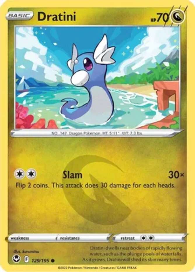 Dratini - 129/195 - Common - Near Mint