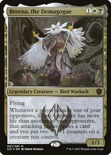 Breena, the Demagogue 001/081 Thick Stock Mythic Foil Commander 2021 MTG NM