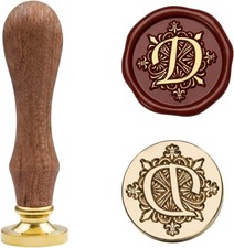 Personalized Wax Seal Stamp D - Ideal for Crafting  Elegant Correspondence