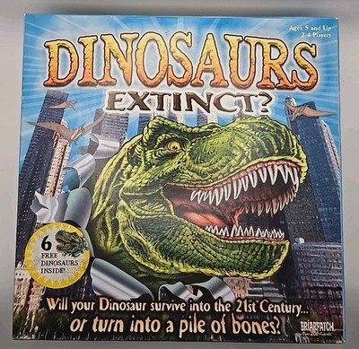 Dinosaurs Extinct? Board Game Briarpatch 2006 100% Complete 2-4 Players 5 & Up