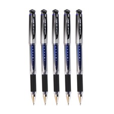 Uni-ball UM-153S Gel Impact 1.0 mm Blue Ink Pen Pack of 5 for Writing
