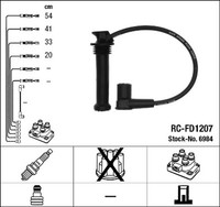 ZüNdleitungssatz NGK 6984 FüR Ford Mazda Mondeo Focus Fiesta GG B5Y DAW GY MPV 3
