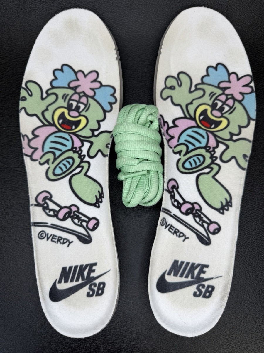 Nike SB Dunk Low Pro QS Verdy Visty Size 12 FN6040-400 Pastel