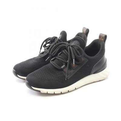 LOUIS VUITTON After Game Monogram Sneaker Stoff Schwarz Gebraucht Damen Größe...