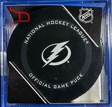 2021 NHL Tampa Bay Lightning Stanley Cup Playoff Official Game Puck