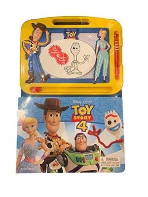 Disney Learning Etch Magnetic Board and Book Combo w/ 22 Page - Toy - Very Good