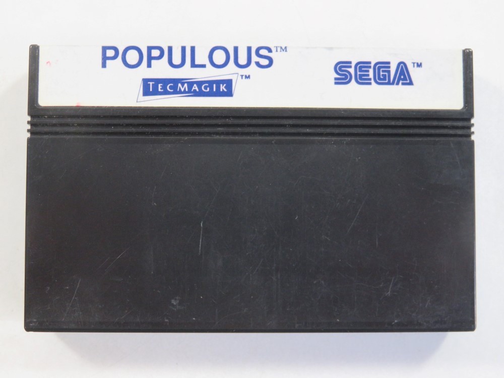 POPULOUS SEGA MASTER SYSTEM (MS) PAL-EURO (CARTRIDGE ONLY)
