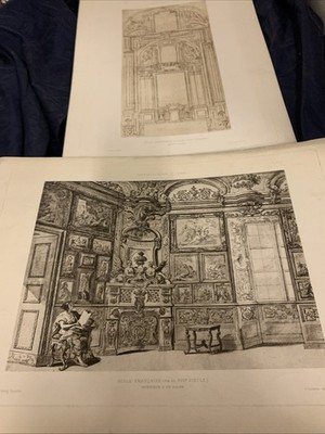 2 Duhardin Prints Louvre Museum Ecole Francaise Antique Plates