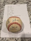 1992 Cincinnati Reds TEAM SIGNED BASEBALL  BARRY LARKIN