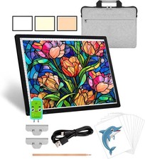 Light Pad for Diamond Painting - Wireless Baterry 3 Colors Stepless Light Table
