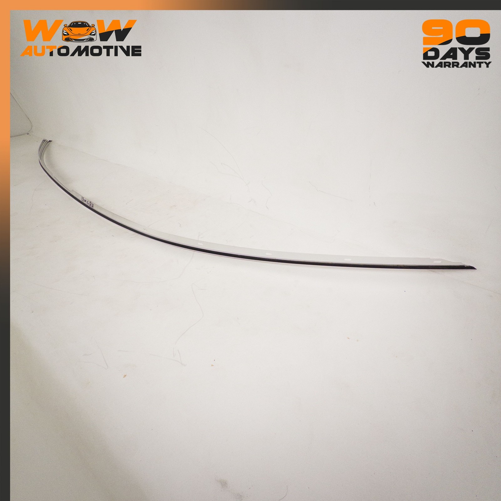 14-19 MASERATI GHIBLI LEFT RIGHT UPPER DOOR MOLDING TRIM COVER SILVER OEM