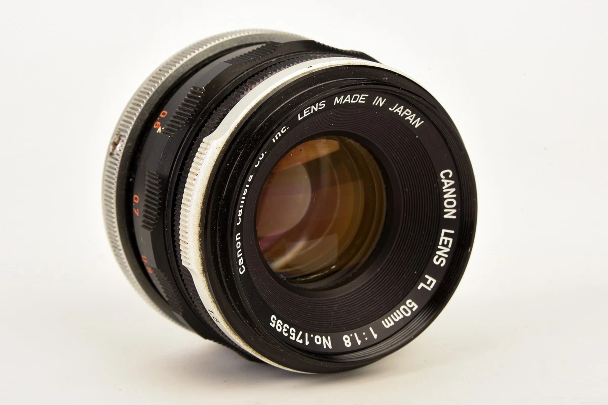 Canon f/1.8 Camera Lenses FL 50mm Focal for sale - eBay