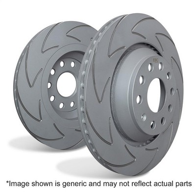 EBC Disc Brake Rotor Set - BSD Series Sport Rotor Set w/Ultra Quiet V Slot Confi