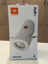 JBL Flip 5 Portable Bluetooth Speaker Waterproof IPX7 Steel White Brand New