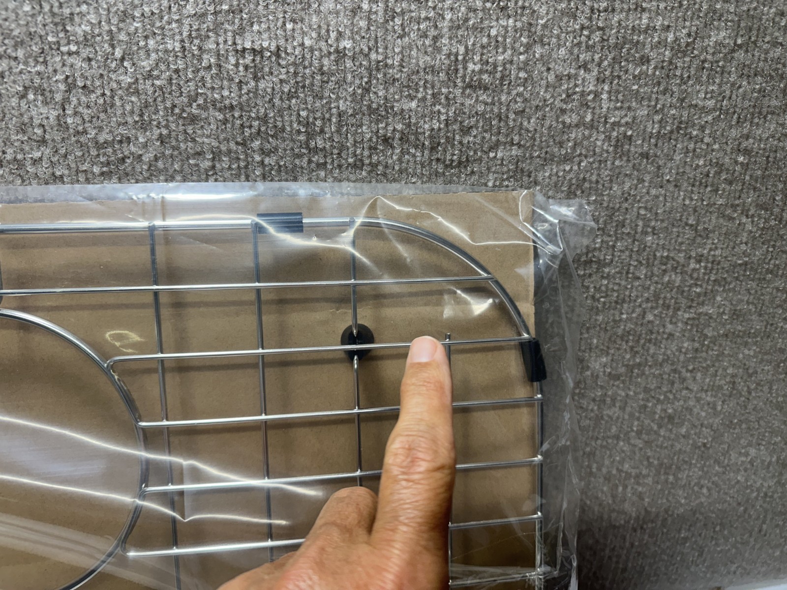 Serene Valley Large Corner Radius Sink Grid – 19⅝ x 13⅝ Rear Drain