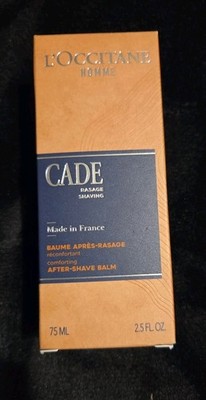 L'Occitane Homme Cade After-Shave Balm, 2.5 Fl Oz NEW