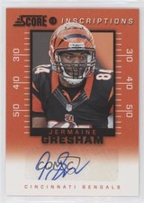 2013 Score Inscriptions Jermaine Gresham #IN-JG Auto 00jz