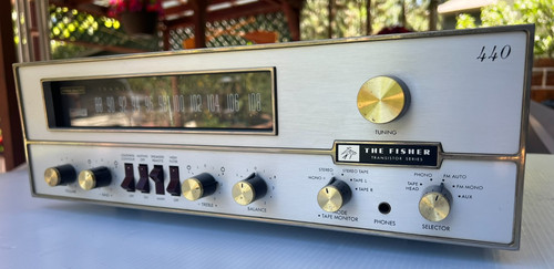 Vintage Fisher Model 440-T FM Stereo Receiver Serviced, Working Great!