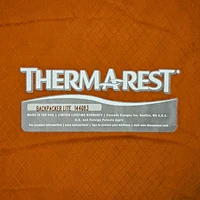 Therm-a-Rest Backpacker Lite Self-Inflating Sleeping Pad Single Orange w/ Sack