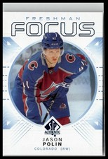 2024-25 SP Authentic #FF-31 Jason Polin Freshman Focus Blue