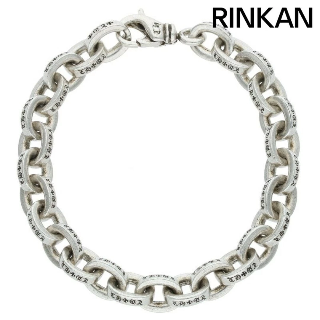 CHROME HEARTS Bracciale uomo argento catena CHN carta GRANDE cuori cromati 7 pollici usato8e0d47