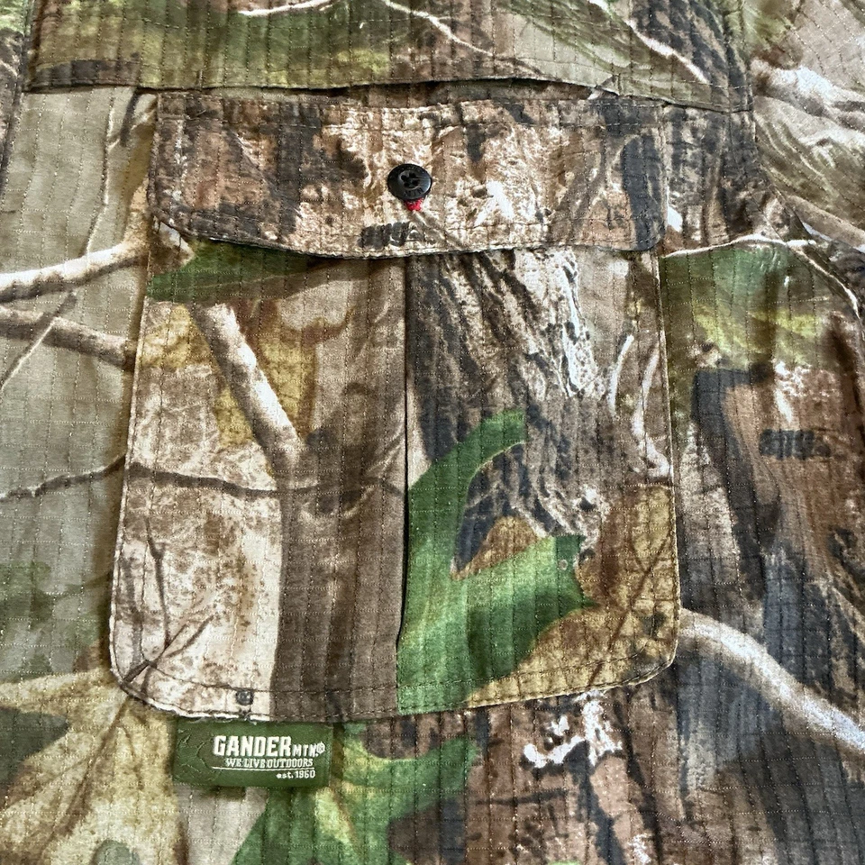 Gander Mountain Scent Core Real Tree Hunting Camo Shirt Size Large - Image 3 of 4