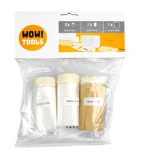 Abdeckfolien-Set 4-teilig Malerplanen Abdeckpapier selbstklebend Abdeckplanen