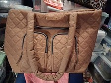 Borsa da viaggio JOAN & DAVID 21" Diamond trapuntata nylon mimetico verde manica bagaglio