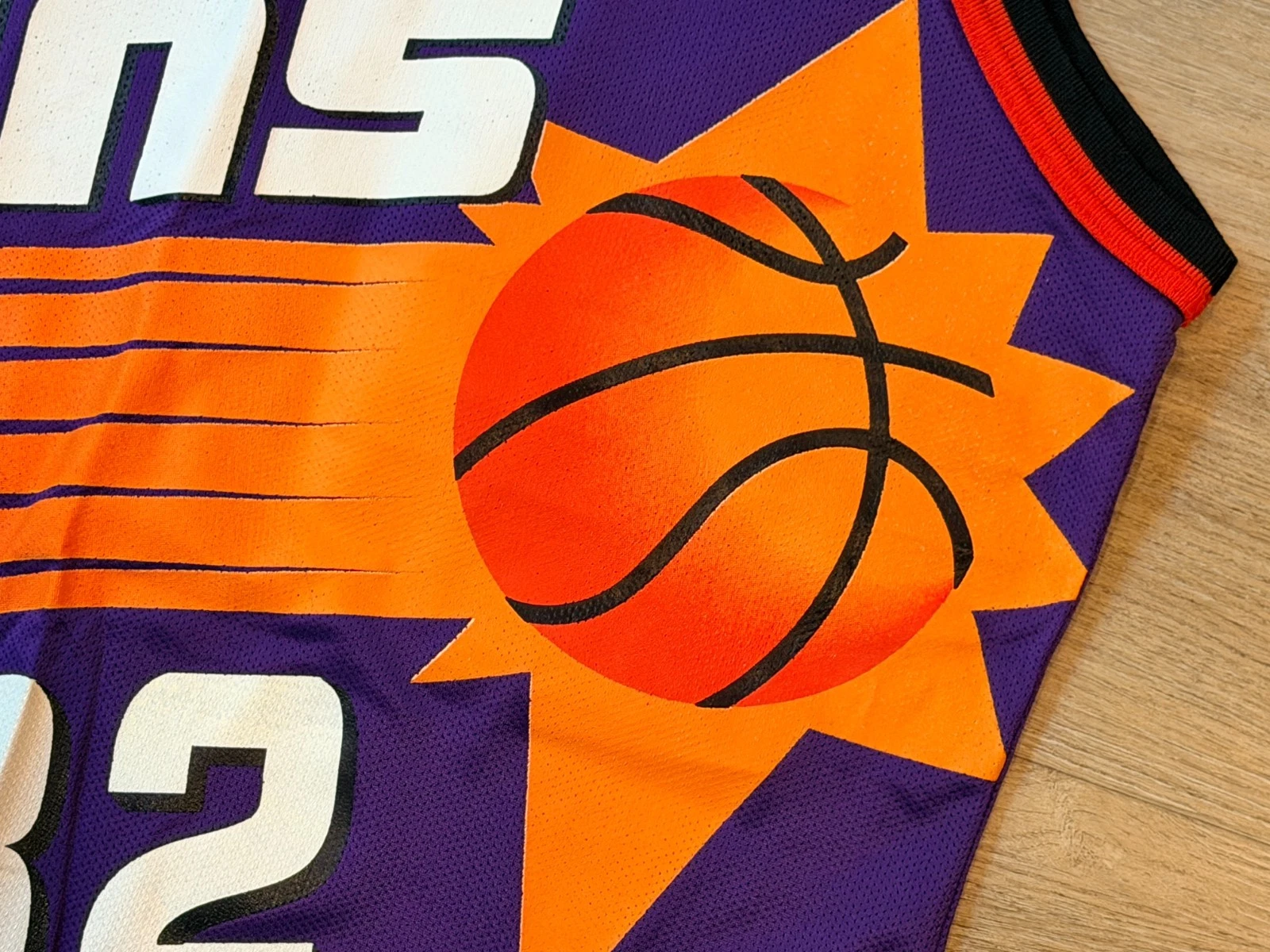Vintage 1990s Champion Big Logo Phoenix Suns Jason Kidd NBA Basketball Jersey 48 - product detail image 5