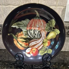 (1) WILLIAMS SONOMA "HARVEST PUMPKIN" LARGE PASTA/SOUP BOWL ~ DISCONTINUED ~ 9"