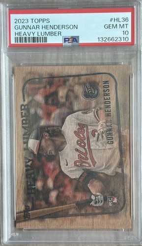 2023 Topps Gunnar Henderson SSP Heavy Lumber Rookie RC #HL36 PSA 10 Gem Mint MT 