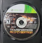 Transformers Fall of Cybertron Xbox 360 Disc Only Tested Works