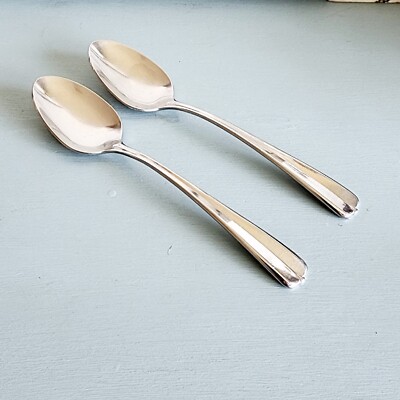 Oneida TEASPOONS Gala-Impulse Stainless Steel Set of 2