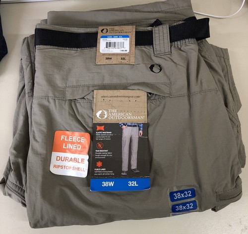 AMERICAN OUTDOORSMAN MEN'S FLEECE LINED 