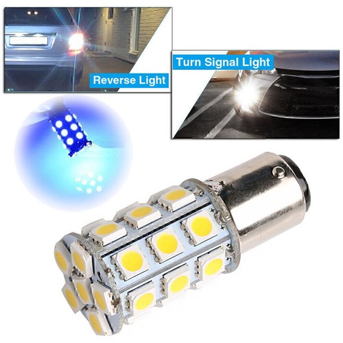 1pc Blue 27-SMD BA15D Cabin Marine Boat Interior Lights Bulbs 1004 1076 1142