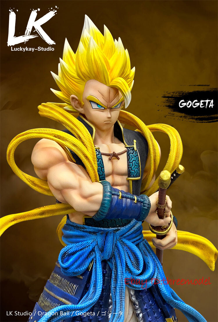 LK Studio 1/6 Dragon Ball Samurai Gogeta Yellow Hair Painted